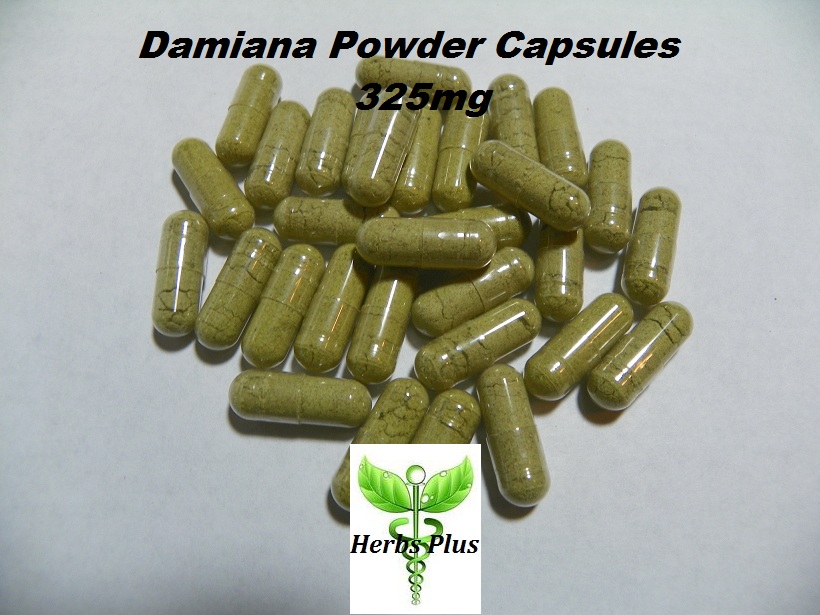 Damiana Leaf Powder Capsules - Kosher Certified